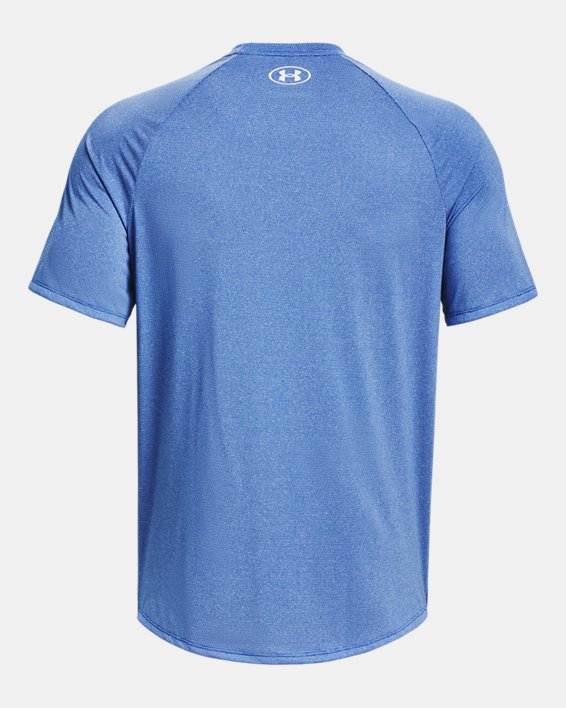 Camiseta de manga corta con textura UA Tech™ 2.0 para hombre, Blue, pdpMainDesktop image number 5